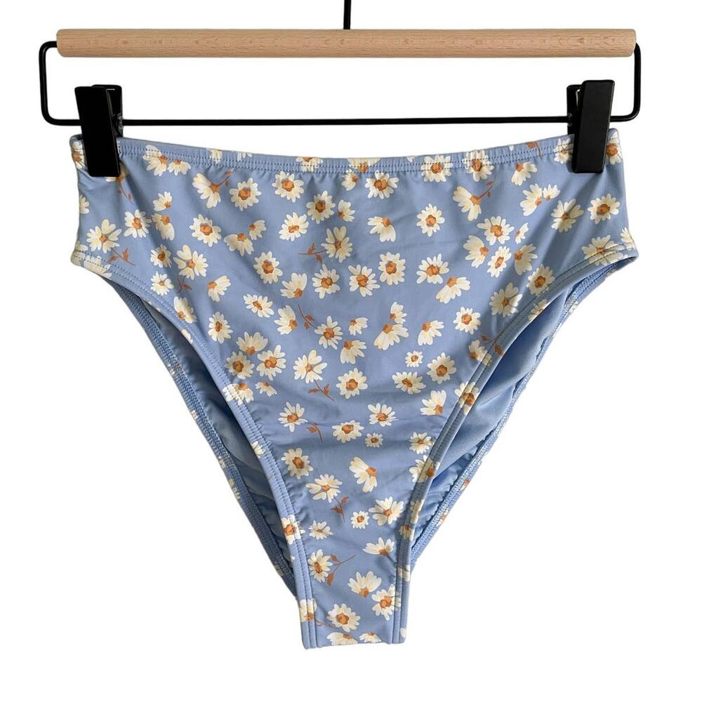 NWT Billabong Don't Be Blue High Maui High-Waisted Bikini Bottoms S